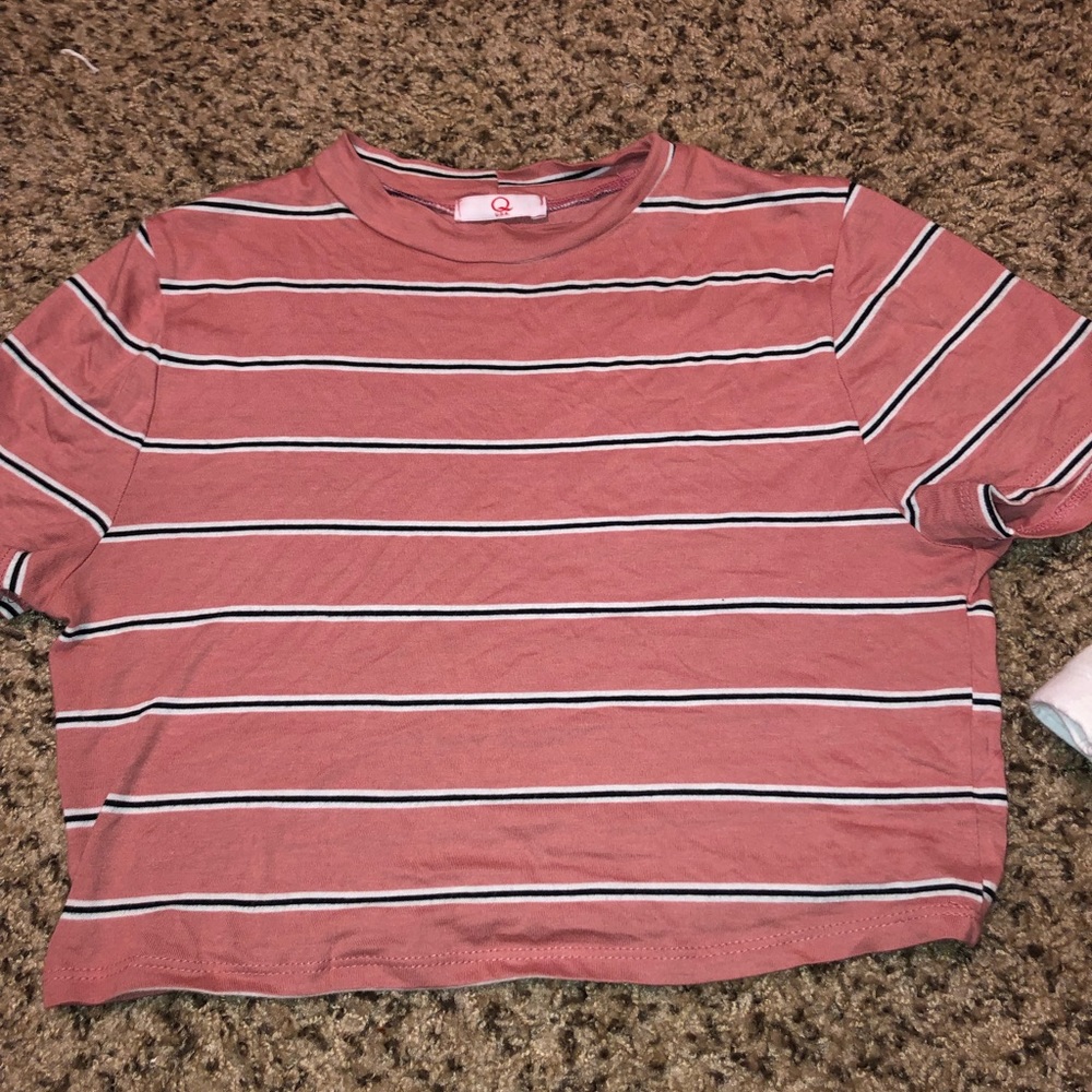 Pink crop top size small